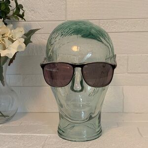 Cartier lunettes Black and Silver script sunglasses